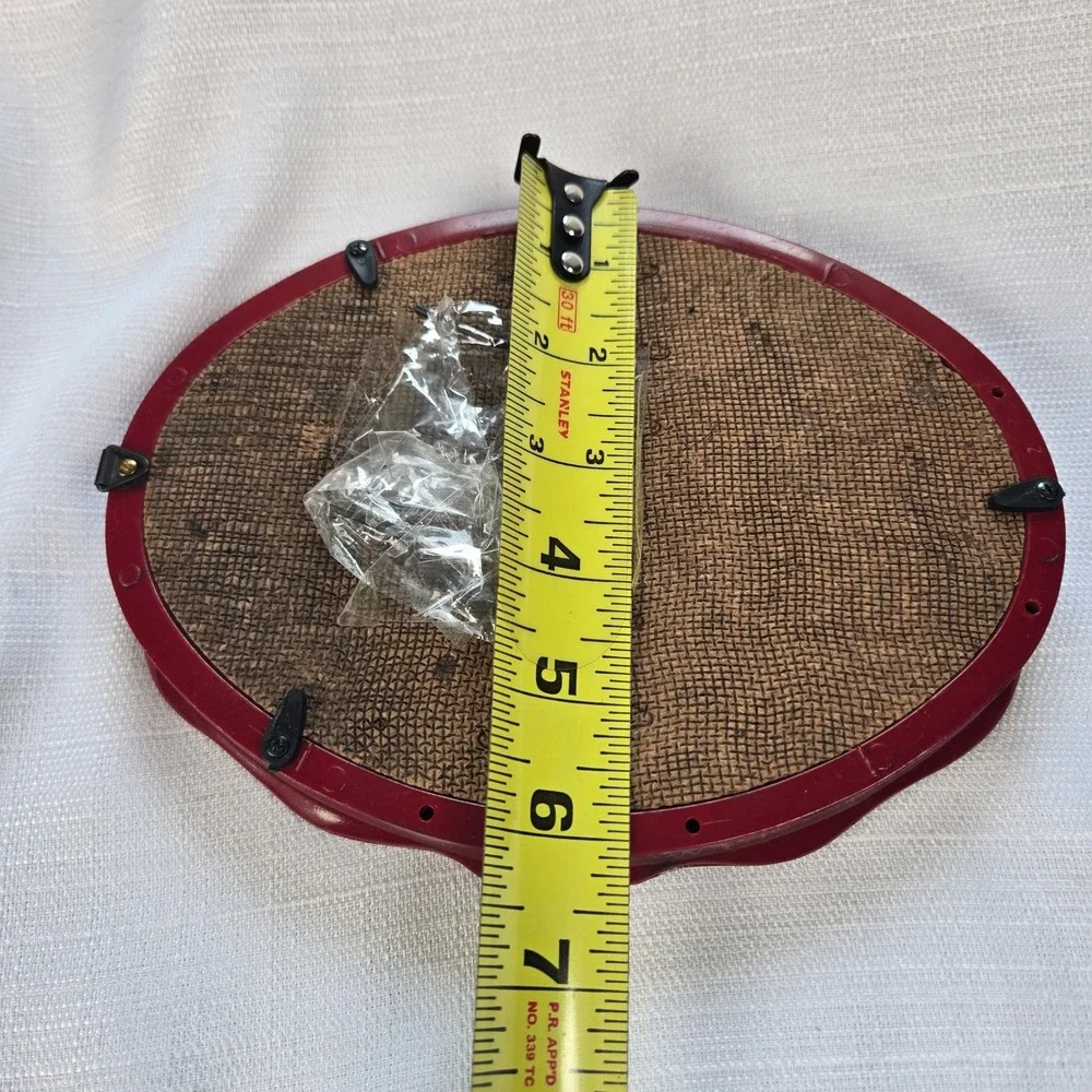 Vintage‎ Style Oval Burgundy Gold Ornate Picture Frame Victorian Child Portrait